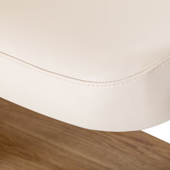 Sillon Relax SPA lounger – elektrinis kosmetologinis gultas, kreminis su šviesiai rudu pagrindu