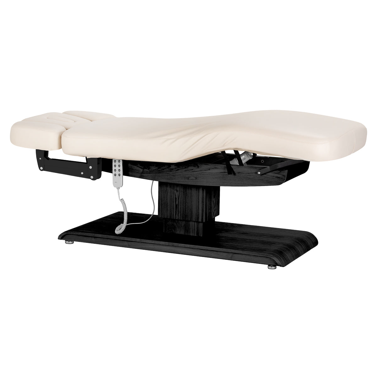 Sillon Relax elektrinis SPA gultas – kreminis su juodu pagrindu