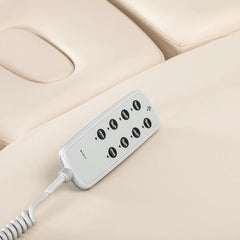 Sillon Relax elektrinis SPA gultas – kreminis su juodu pagrindu