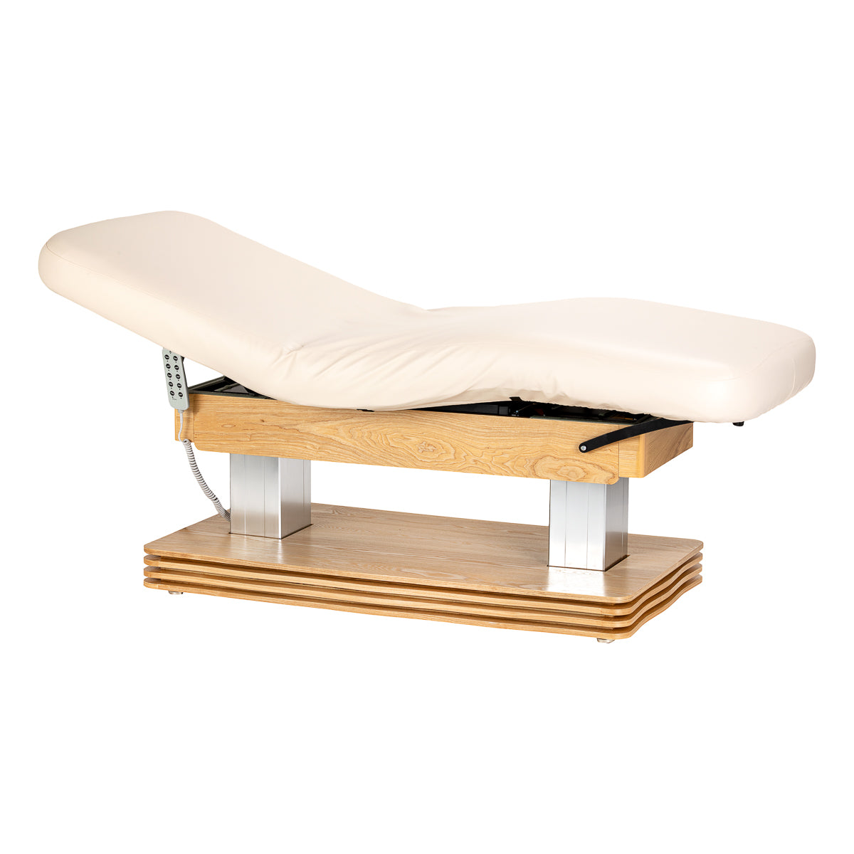 Sillon Comfort elektrinis SPA gultas – kreminis su šviesiai rudu pagrindu