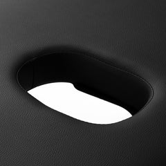 Sulankstomas aliumininis masažo stalas BALANCE, 2 dalių, juodas