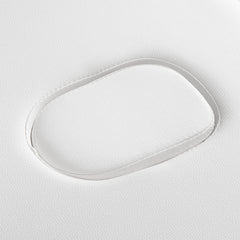 Sulankstomas aliuminis masažo stalas BALANCE, 3 dalių, baltas