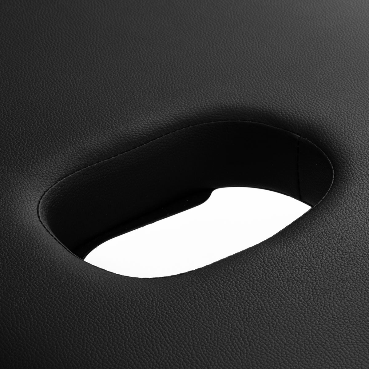 Sulankstomas medinis masažo stalas BALANCE Lux, 2 dalių, 190 × 70 cm, juodas