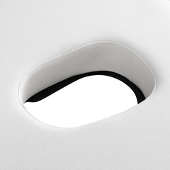 Sulankstomas medinis masažo stalas BALANCE Lux, 2 dalių, 190 × 70 cm, baltas