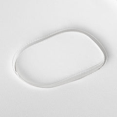 Sulankstomas medinis masažo stalas BALANCE Lux, 3 dalių, 190 × 70 cm, baltas