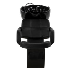 Kirpyklos plautuvė Hair System Komodo, juoda – vaizdas 2