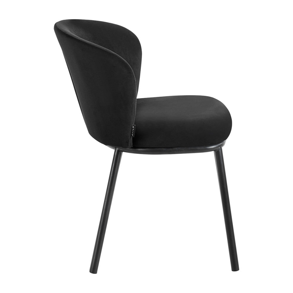 Lankytojo kėdė 4Rico Linea, juoda