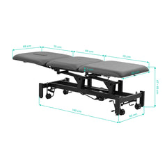 Hydraulic Rehabilitation Table for Massage and Physiotherapy Balance Solidum 3 grey
