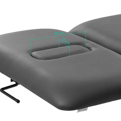 Electric rehabilitation table for massage and physiotherapy Balance Novus 2 grey