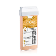 Depilflax 100 wax for hair removal, gold roll, 110 g