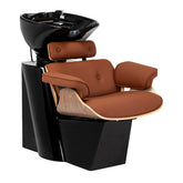 Hairdressing wash unit Gabbiano Florencja brown