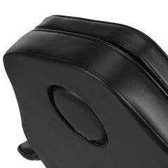 Hydraulic pedicure beauty chair Sillon 210 with rocking function and split footrest black