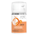 Drėkinamasis dieninis veido kremas APIS PEACHY SKIN SPF 20, 50 ml