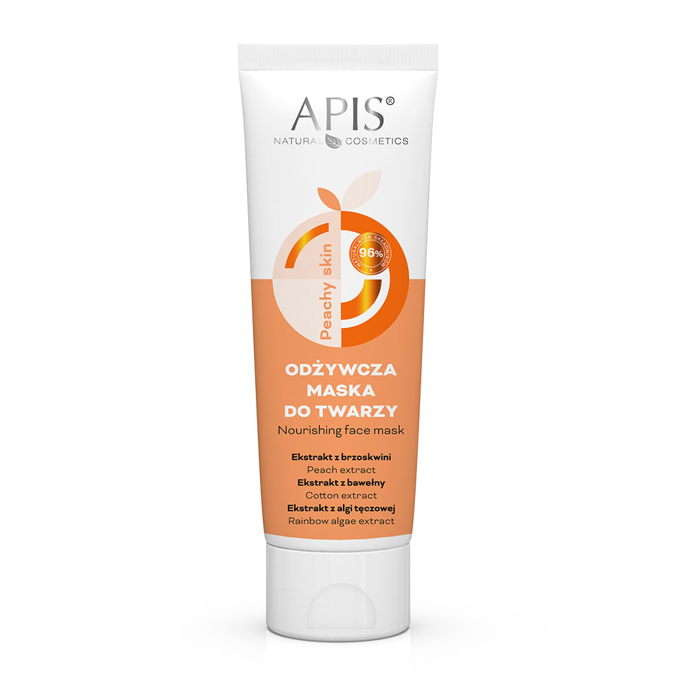 Maitinamoji veido kaukė APIS PEACHY SKIN, 100 ml