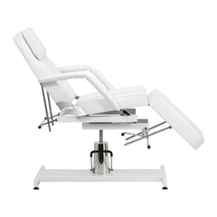 Hydraulic cosmetic chair Sillon 210 with cradle white