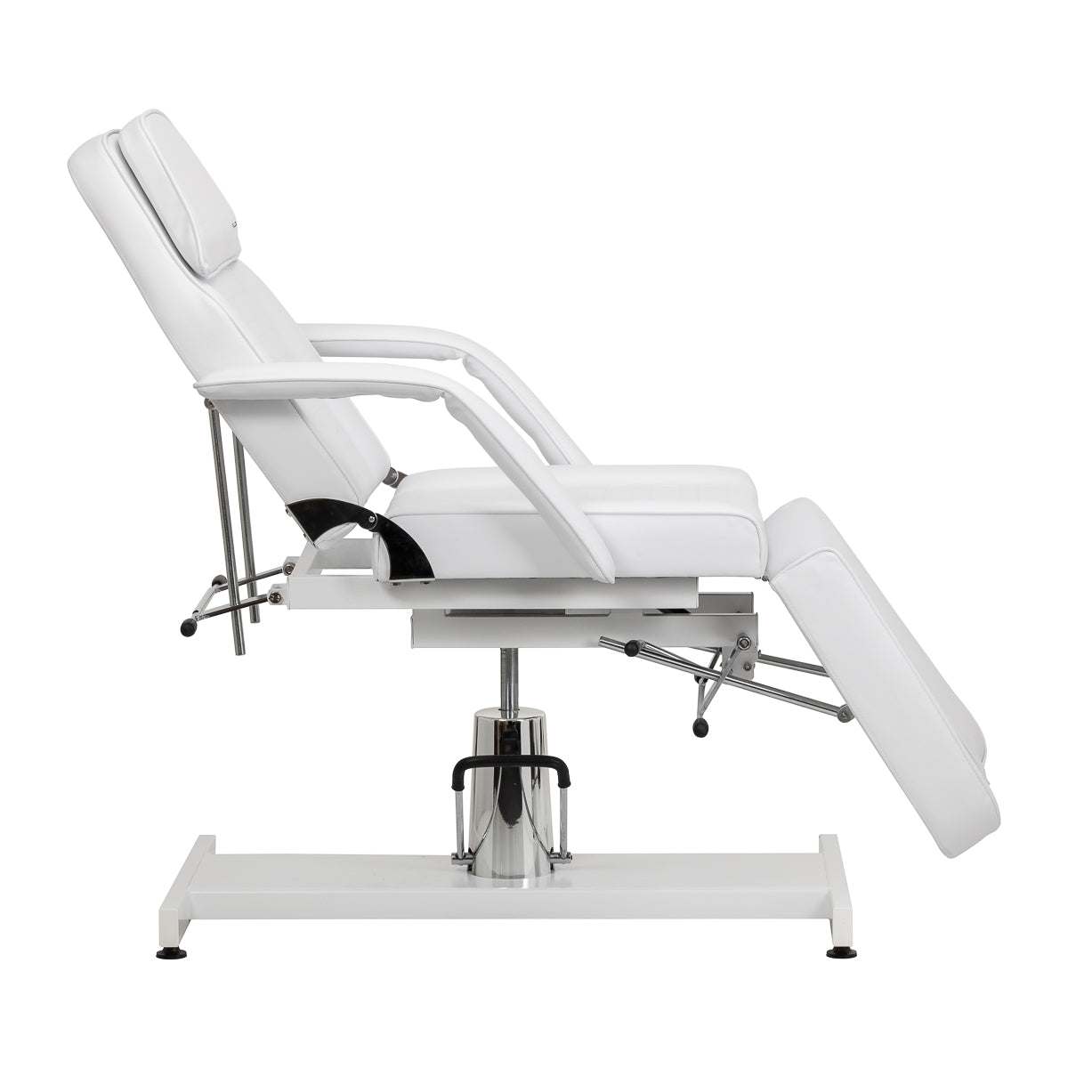 Hydraulic cosmetic chair Sillon 210 with cradle white
