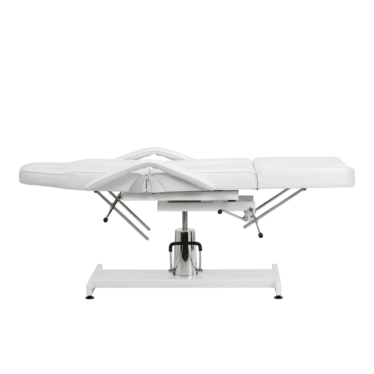 Hydraulic cosmetic chair Sillon 210 with cradle white