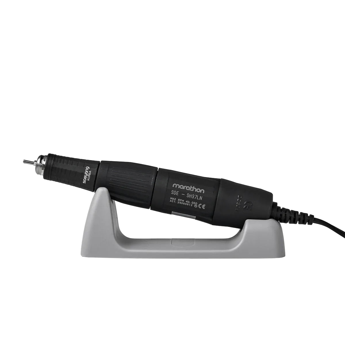 Saeyang Marathon 3 Champion NEW nagų freza su SH37LN rankenėle, juoda