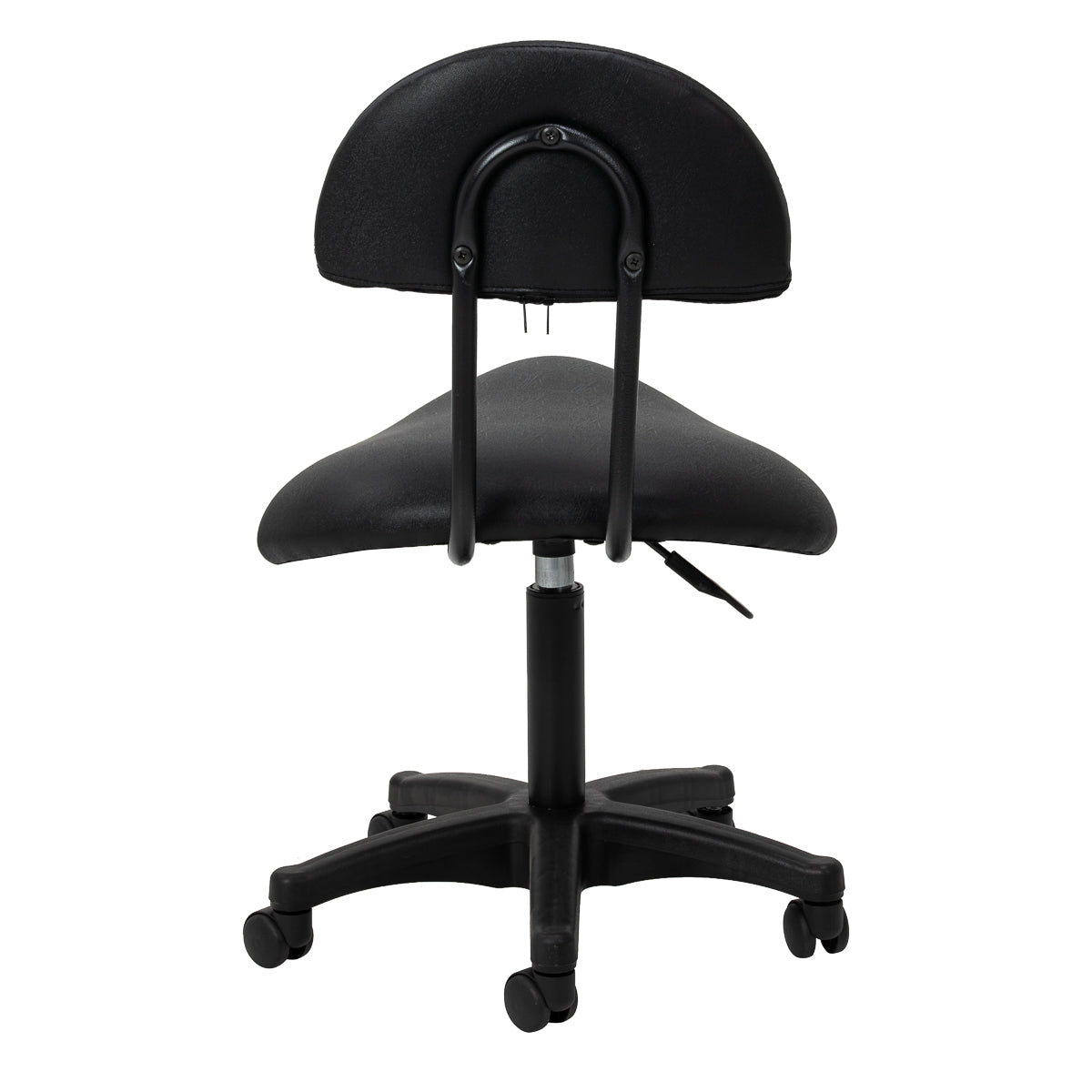 Cosmetic stool 6001 black with a black base