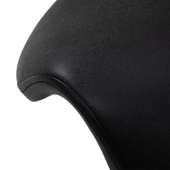 Cosmetic stool 6001 black with a black base