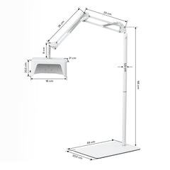 Glow 112 UV/LED pedikiūro lempa su stovu, 48 W – 7 vaizdas