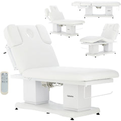 Elektrinė masažo lova Calissimo F149 – 4 elektrinių variklių, balta