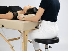 Mila K033 kosmetinis stalas blakstienų priauginimui 78 cm, smėlio spalvos