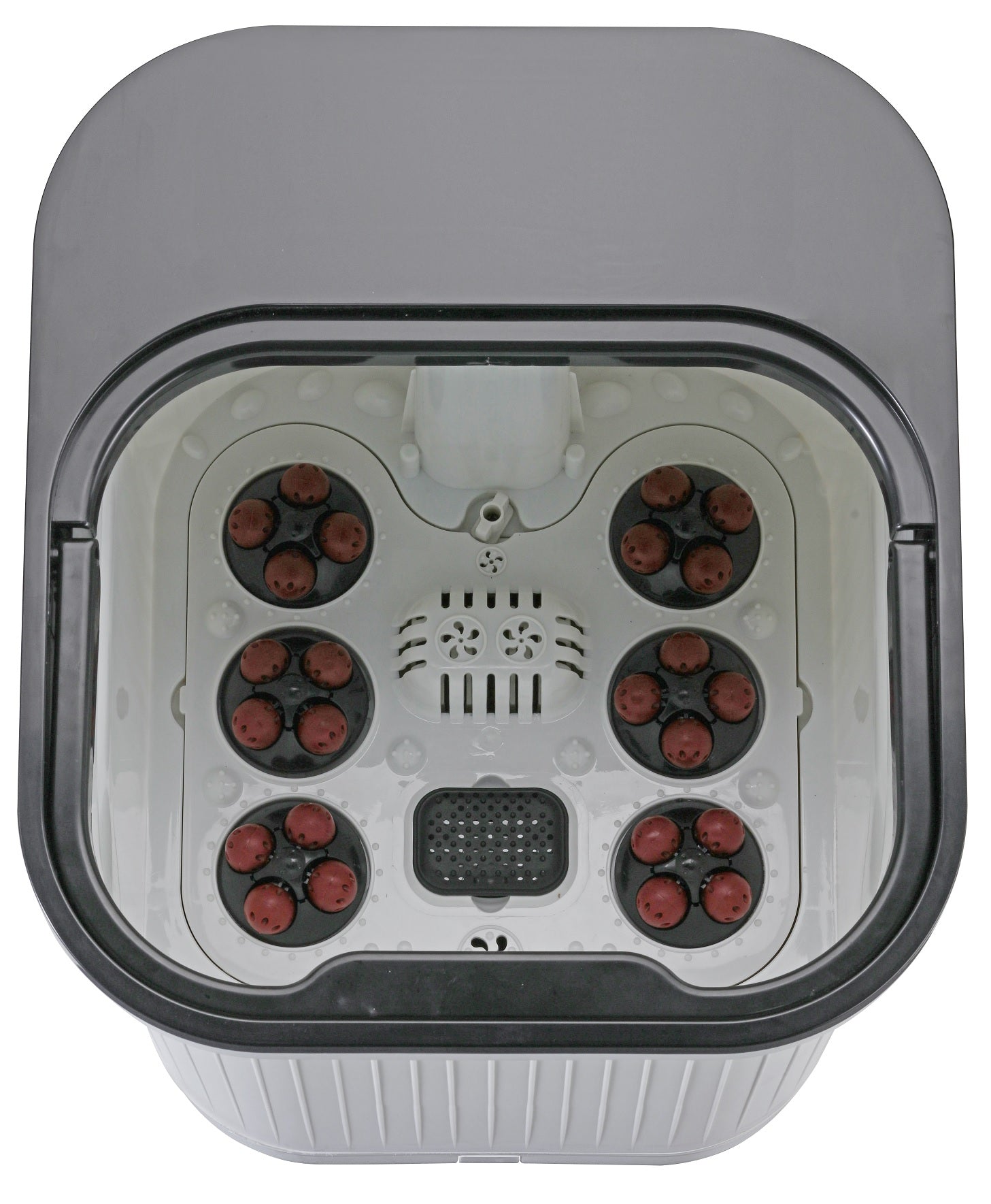 Šildomas kojų masažuoklis SPA – refleksoterapija, burbulų masažas, šviesos terapija