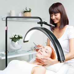 Pusmėnulio formos LED lempa procedūroms, be šešėlių, 36W, juoda