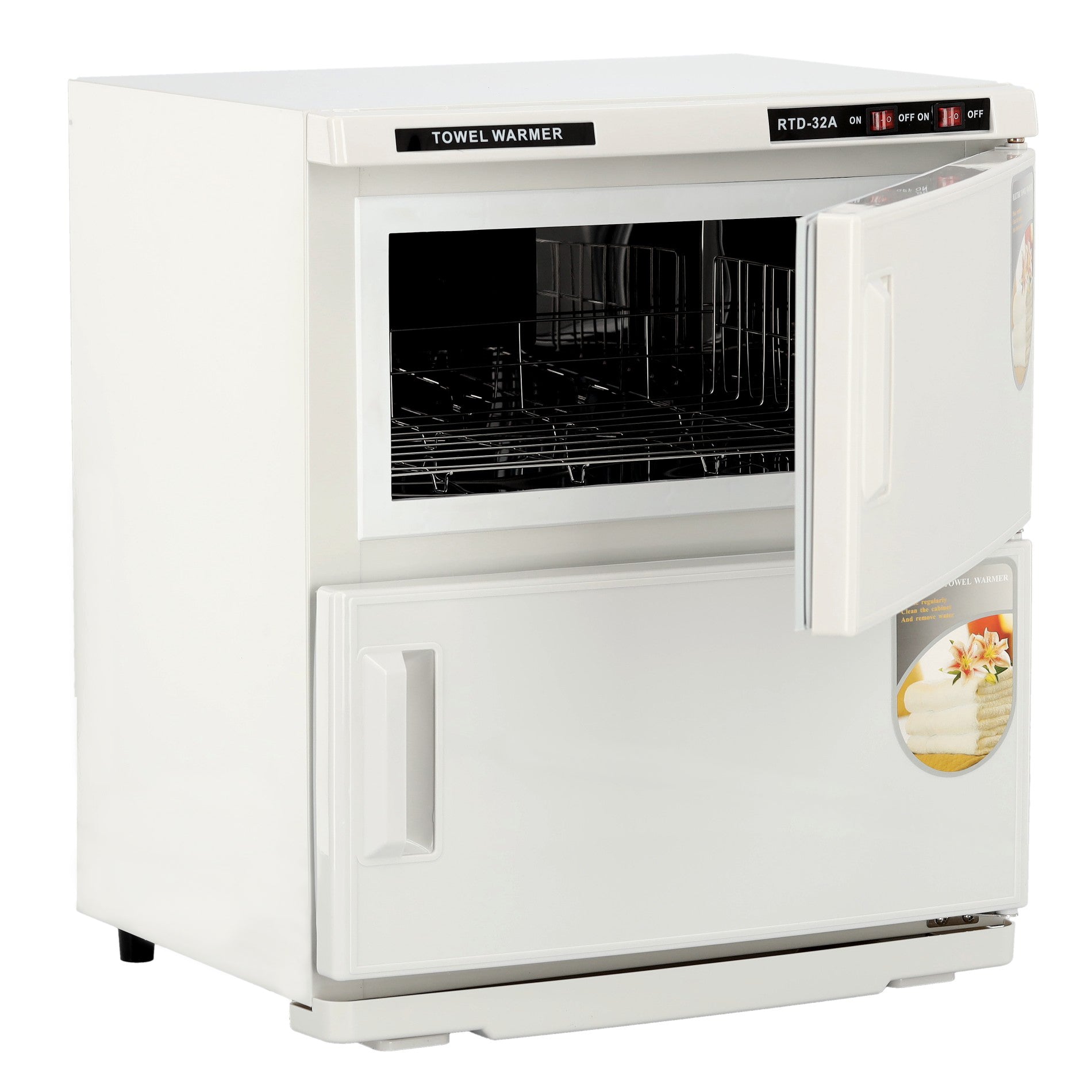 Rankšluosčių šildytuvas su UV sterilizacija 32 l, 400 W - baltas