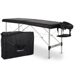 Nina Comfy Base K515 nešiojamas masažo stalas, juodos sp.