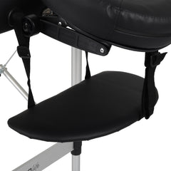Nina Comfy Base K515 nešiojamas masažo stalas, juodos sp.