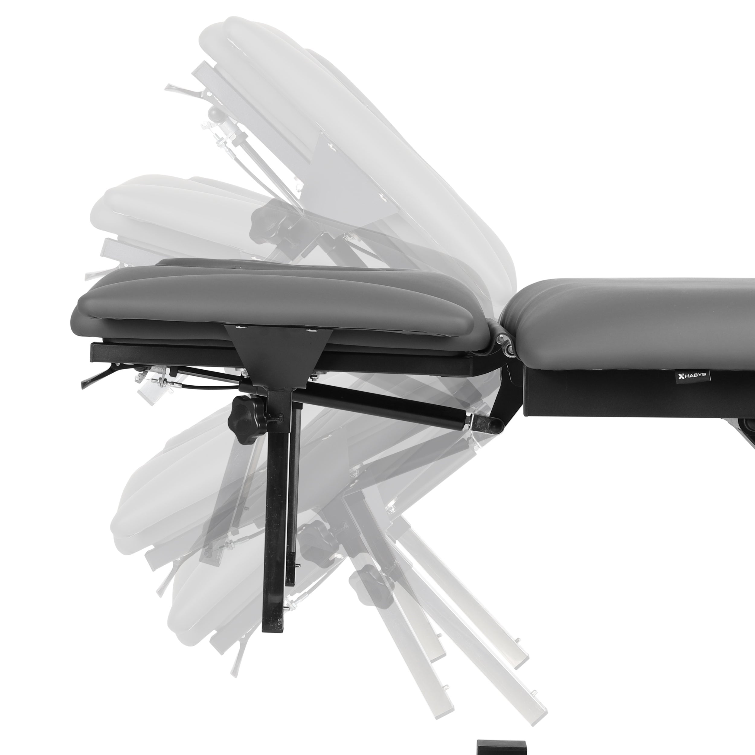 Habys Fortis 5 ERGO – elektrinis masažo / reabilitacijos stalas, pilkos spalvos (k722)