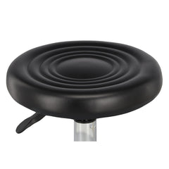 Meistro kėdutė Round, juoda