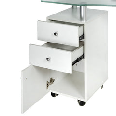 Manikiūro stalas BD-3453+O (baltas)