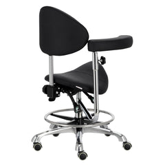 Kosmetologinis balnas su atlošu ir porankiu - juodas