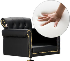 Kirpyklos kėdė Kiva – juoda