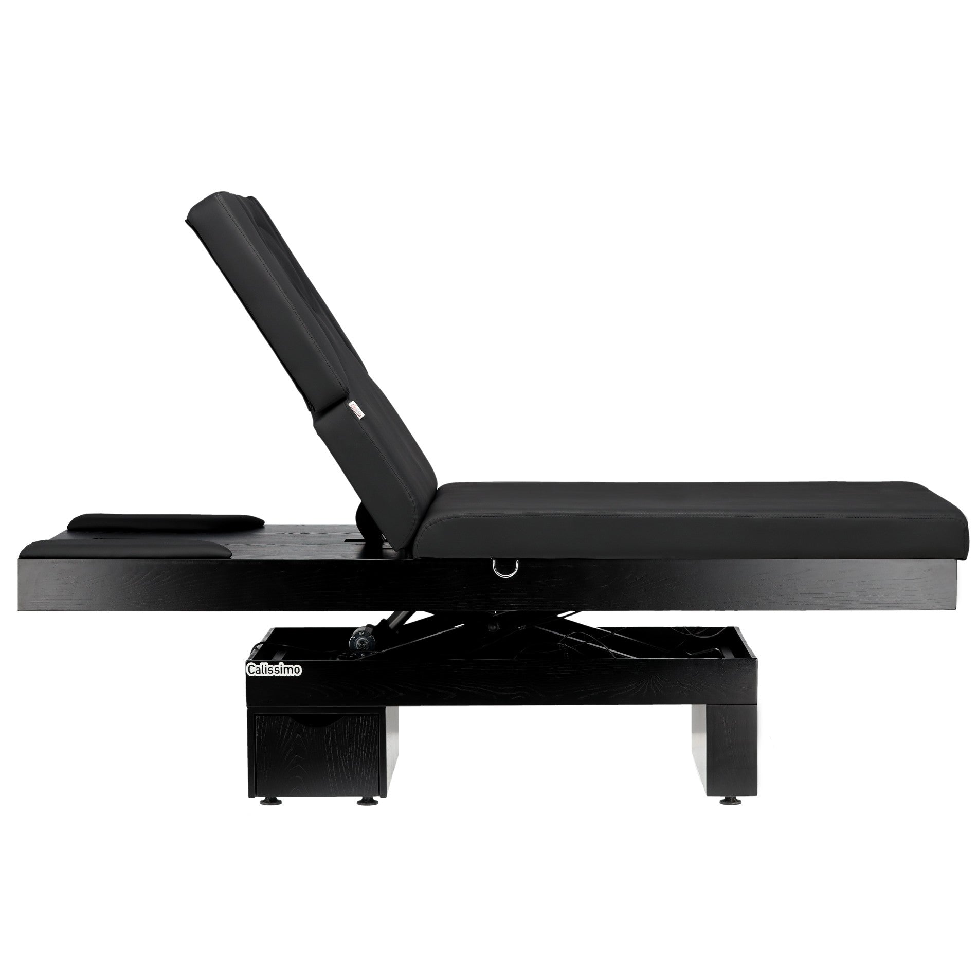 Elektrinis masažo stalas / kosmetologinis gultas su šildymu ir LED apšvietimu F245 – juodas