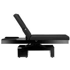 Elektrinis masažo stalas / kosmetologinis gultas su šildymu ir LED apšvietimu F245 – juodas