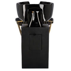 Kirpyklos plautuvė Zoe GOLD - juoda