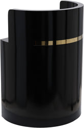 Registratūros stalas ELIA, 80 cm - juodos spalvos