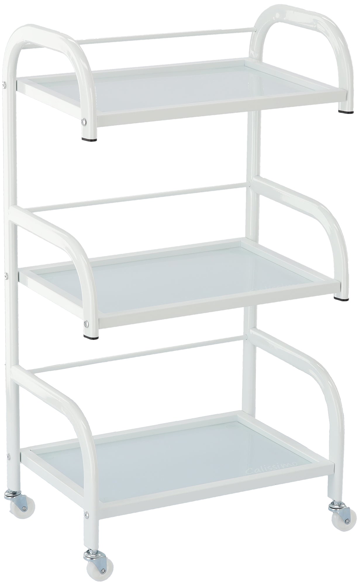 Kosmetologinis komplektas NR. 1: Kosmetologinis gultas + Lempa-lūpa + Meistro kėdutė + Vežimėlis-staliukas (balta)