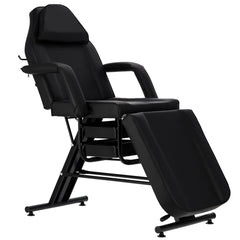 Mechaninis kosmetologinis gultas su kuvetėmis – Verano, 72 cm, juodas