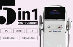 Winkonlaser ML600 daugiafunkcinis plaukų šalinimo lazeris 5 in 1: RF + diodinis lazeris + Nd:Yag + Elight (IPL)