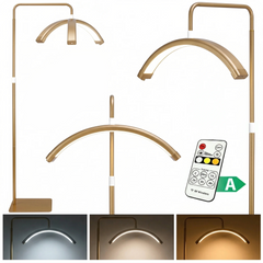 Pastatoma LED kosmetologinė pusmėnulio lempa Moon Pro MAX, 54 W – aukso spalvos