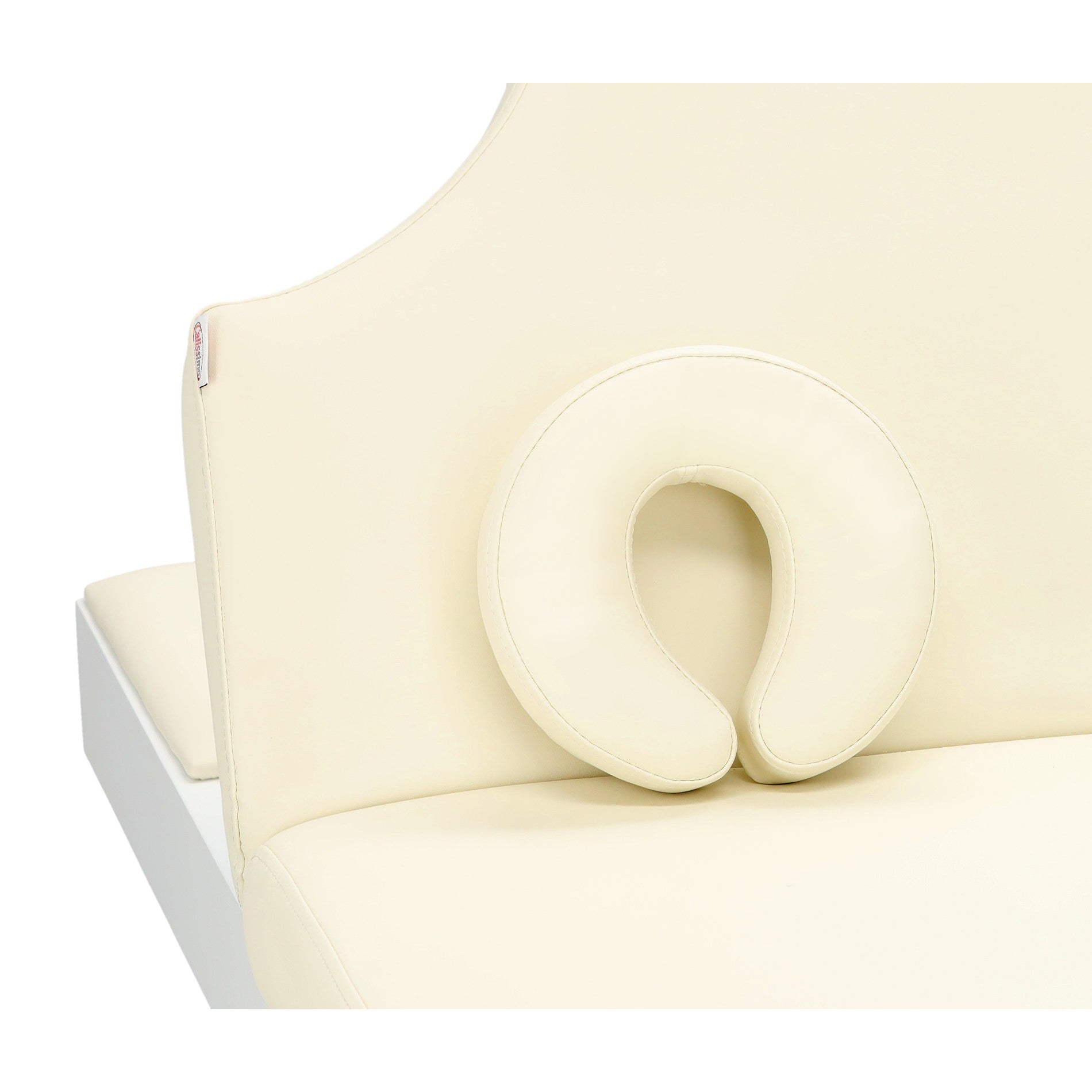 Elektrinis masažo stalas / kosmetologinis gultas su šildymu ir LED apšvietimu F245 – kreminis