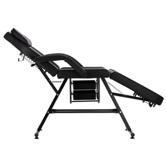 Mechaninis kosmetologinis gultas su kuvetėmis – Verano, 72 cm, juodas