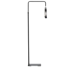 Pusmėnulio formos LED lempa Moon 40 W, be šešėlių, juoda