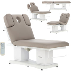 Elektrinė masažo lova Calissimo F149 – 4 elektrinių variklių, pilka