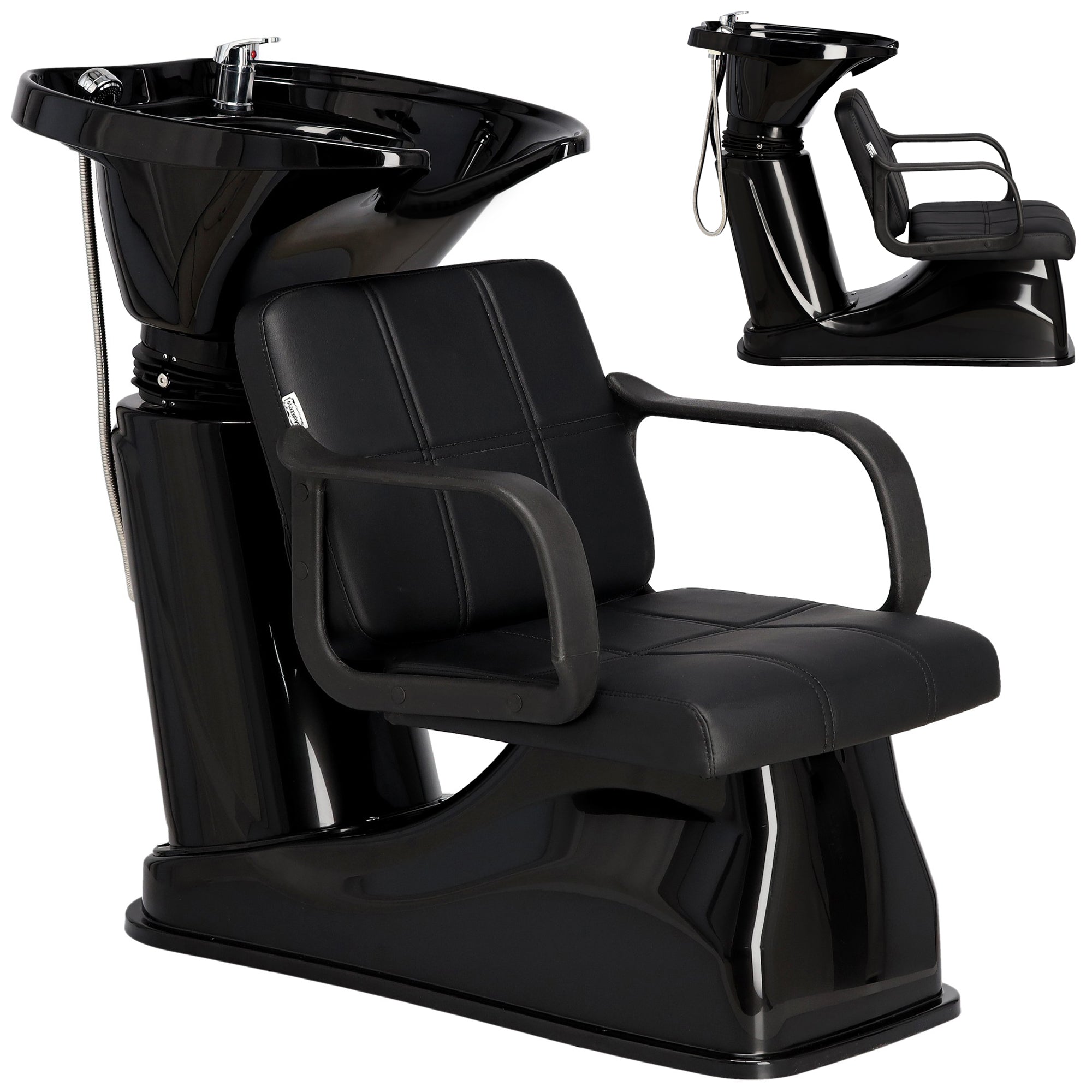 Kirpyklos plautuvė ELI - juoda